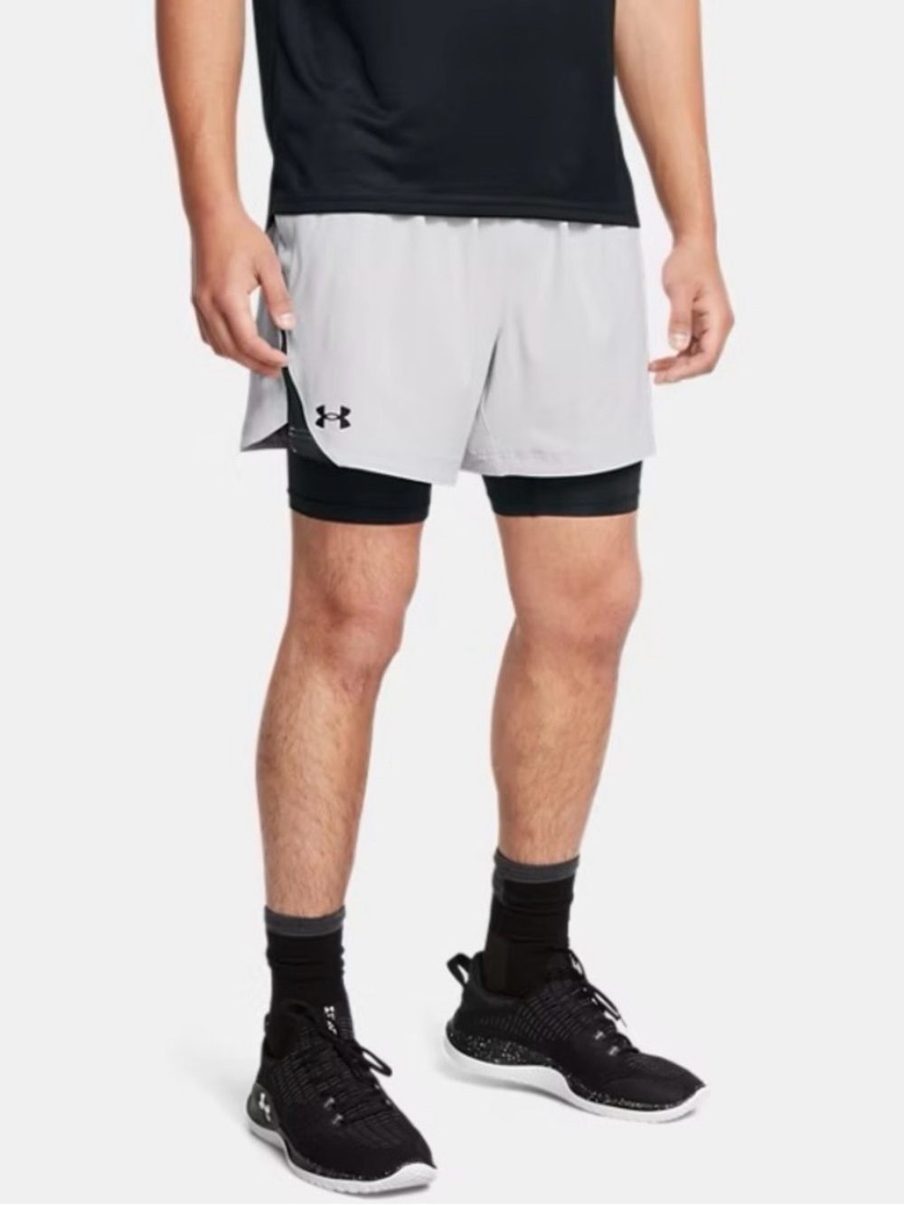 Under Armour Men’s Elevated Woven 2 in 1 Training Shorts